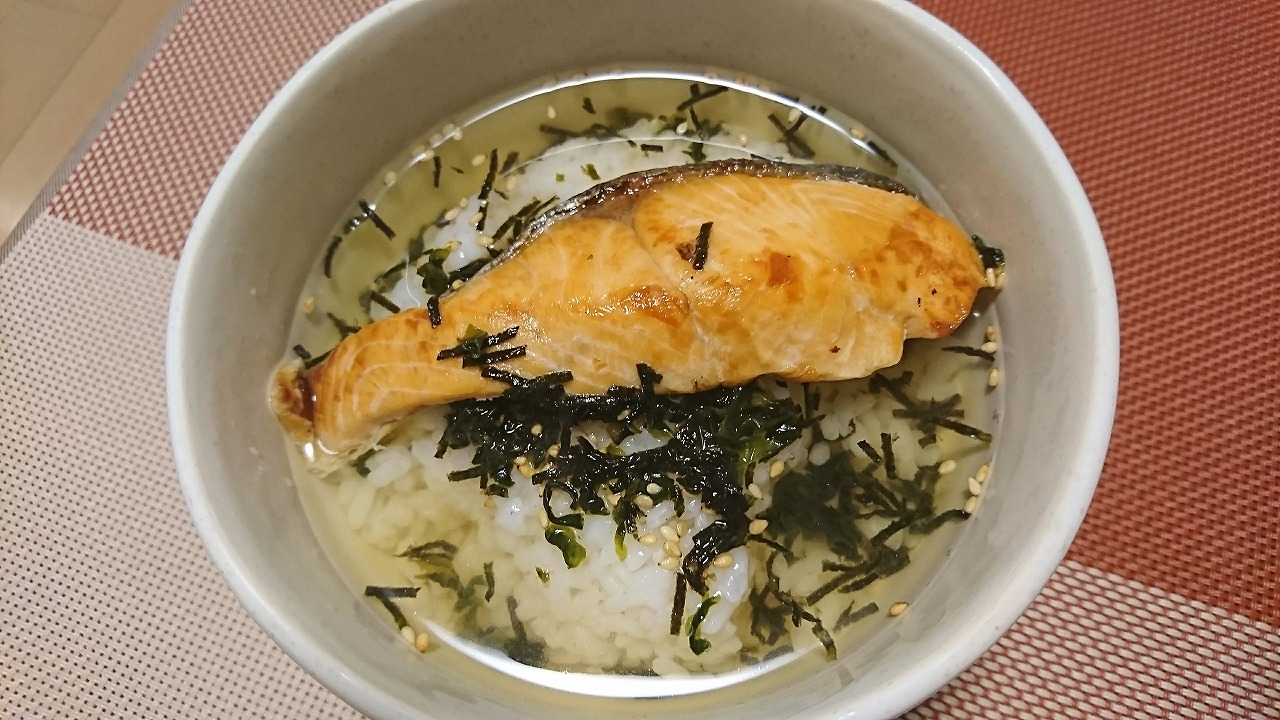 【簡単晩飯】お茶漬け （ Ochazuke ）